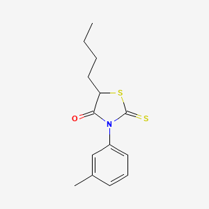 5-Butyl-3-(m-tolyl)rhodanine