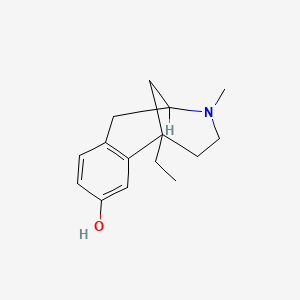 6-Ethyl-3-methyl-1,2,3,4,5,6-hexahydro-2,6-methano-3-benzazocin-8-ol