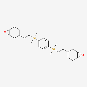 (1,4-Phenylene)bis{dimethyl[2-(7-oxabicyclo[4.1.0]heptan-3-yl)ethyl]silane}