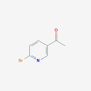 molecular formula C7H6BrNO B147078 5-乙酰-2-溴吡啶 CAS No. 139042-59-4