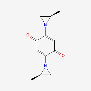 2,5-bis[(2R)-2-methylaziridin-1-yl]cyclohexa-2,5-diene-1,4-dione