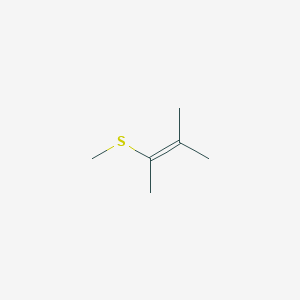 2-Butene, 2-methyl-3-(methylthio)-