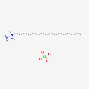 1-Hexadecyl-1,1-dimethylhydrazin-1-ium perchlorate