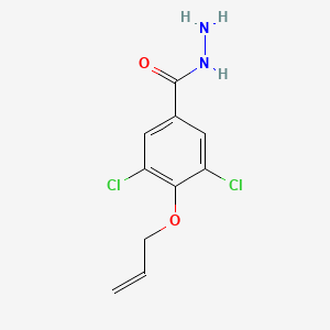 Benzoic acid, 4-(allyloxy)-3,5-dichloro-, hydrazide