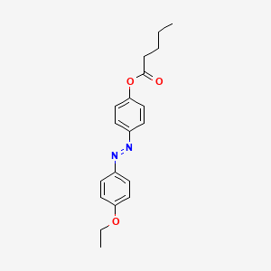 Pentanoic acid, 4-((4-ethoxyphenyl)azo)phenyl ester