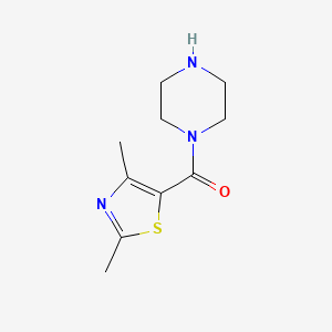 B1470790 1-(2,4-Dimethyl-1,3-thiazole-5-carbonyl)piperazine CAS No. 1225734-03-1