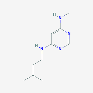 B1470791 N4-isopentyl-N6-methylpyrimidine-4,6-diamine CAS No. 1540682-64-1