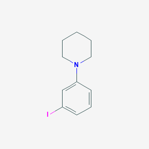 molecular formula C11H14IN B1470813 1-(3-碘苯基)哌啶 CAS No. 852180-59-7