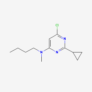 B1470814 N-butyl-6-chloro-2-cyclopropyl-N-methylpyrimidin-4-amine CAS No. 1519315-02-6