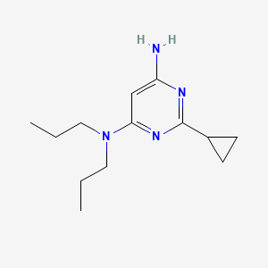 B1470823 2-cyclopropyl-N4,N4-dipropylpyrimidine-4,6-diamine CAS No. 1523481-86-8