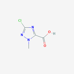 B1470825 3-Chloro-1-methyl-1H-1,2,4-triazole-5-carboxylic acid CAS No. 1781676-47-8