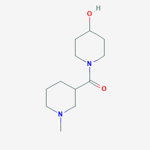 B1470826 (4-Hydroxypiperidin-1-yl)(1-methylpiperidin-3-yl)methanone CAS No. 2098026-04-9