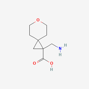 B1470830 1-(Aminomethyl)-6-oxaspiro[2.5]octane-1-carboxylic acid CAS No. 1783511-43-2