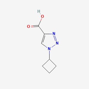 molecular formula C7H9N3O2 B1470832 1-环丁基-1H-1,2,3-三唑-4-羧酸 CAS No. 1780695-35-3