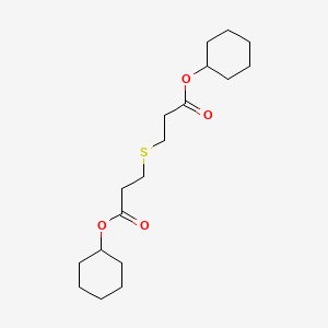 Dicyclohexyl 3,3'-sulfanediyldipropanoate