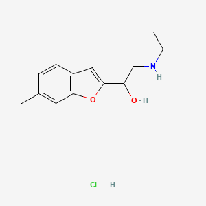 6,7-Dimethyl-alpha-(isopropylaminomethyl)-2-benzofuranmethanol