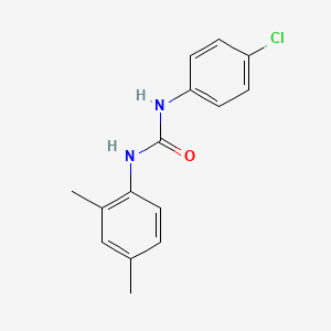 molecular formula C15H15ClN2O B14708334 1-(4-Chlorophenyl)-3-(2,4-dimethylphenyl)urea CAS No. 13208-52-1