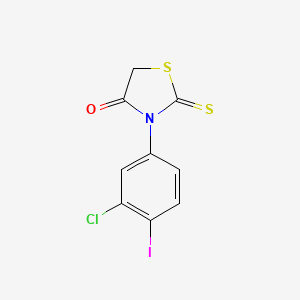 Rhodanine, 3-(3-chloro-4-iodophenyl)-