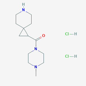 1-(4-Methylpiperazine-1-carbonyl)-6-azaspiro[2.5]octane dihydrochloride