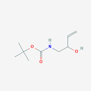 Carbamic acid, (2-hydroxy-3-butenyl)-, 1,1-dimethylethyl ester (9CI)