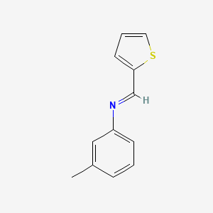 (E)-N-(3-Methylphenyl)-1-(thiophen-2-yl)methanimine