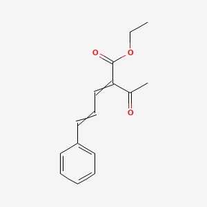 Ethyl 2-acetyl-5-phenylpenta-2,4-dienoate