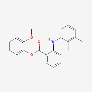 Anthranilic acid, N-2,3-xylyl-, o-methoxyphenyl ester