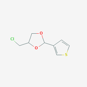 4-(Chloromethyl)-2-(thiophen-3-yl)-1,3-dioxolane