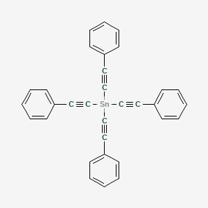 Tetrakis(2-phenylethynyl)stannane