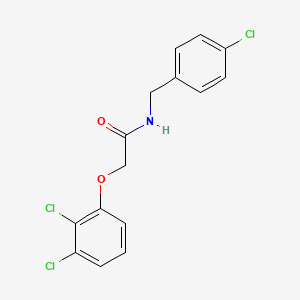 N-[(4-chlorophenyl)methyl]-2-(2,3-dichlorophenoxy)acetamide