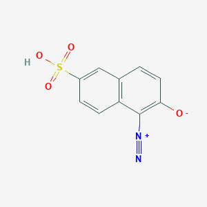 1-Diazonio-6-sulfonaphthalen-2-olate