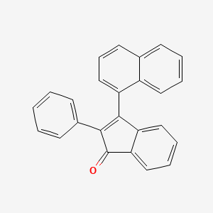 1H-Inden-1-one, 3-(1-naphthalenyl)-2-phenyl-