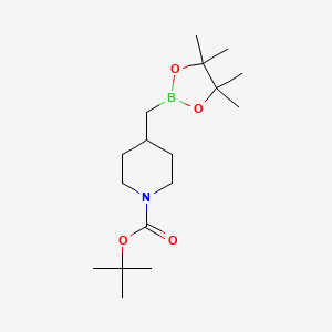 Tert-butyl 4-((4,4,5,5-tetramethyl-1,3,2-dioxaborolan-2-yl)methyl)piperidine-1-carboxylate