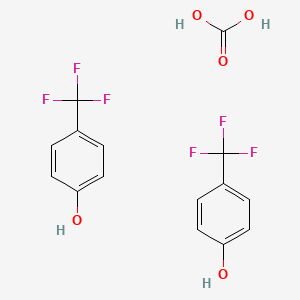 Carbonic acid;4-(trifluoromethyl)phenol