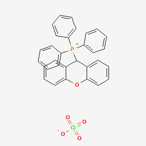 Triphenyl(9H-xanthen-9-YL)phosphanium perchlorate