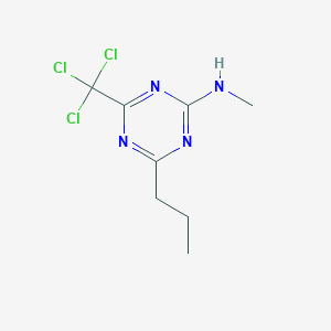 N-methyl-4-propyl-6-(trichloromethyl)-1,3,5-triazin-2-amine