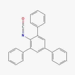 molecular formula C25H17NO B14709573 2-Isocyanato-1,3,5-triphenylbenzene CAS No. 14617-27-7