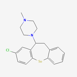 1-(8-Chloro-10,11-dihydrodibenzo[b,f]selenepin-10-yl)-4-methylpiperazine