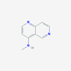 molecular formula C9H9N3 B1470963 N-甲基-1,6-萘啶-4-胺 CAS No. 1375471-84-3
