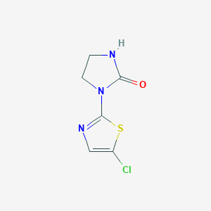 1-(5-Chloro-1,3-thiazol-2-yl)imidazolidin-2-one