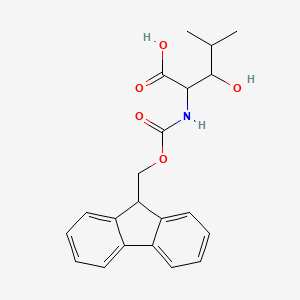 N-[(9H-Fluoren-9-ylmethoxy)carbonyl]-3-hydroxyleucine