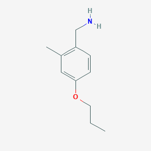 (2-Methyl-4-propoxyphenyl)methanamine