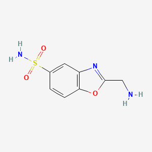 B1470981 2-(Aminomethyl)-1,3-benzoxazole-5-sulfonamide CAS No. 1496994-65-0
