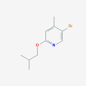 5-Bromo-2-isobutoxy-4-methylpyridine