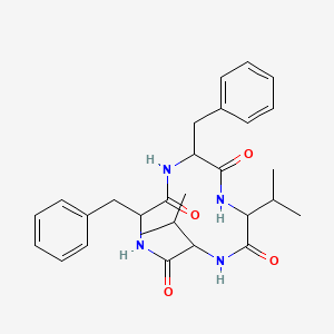 3,6-Dibenzyl-9,12-di(propan-2-yl)-1,4,7,10-tetrazacyclododecane-2,5,8,11-tetrone