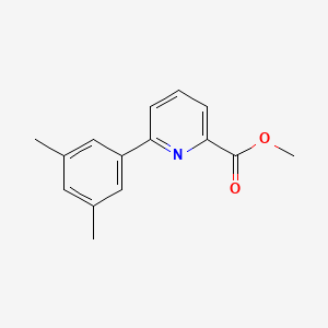 molecular formula C15H15NO2 B1470989 Methyl 6-(3,5-dimethylphenyl)pyridine-2-carboxylate CAS No. 1393442-25-5