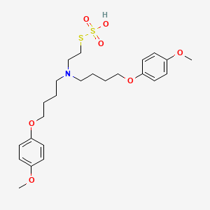 S-2-(Bis(4-(p-methoxyphenoxy)butyl)amino)ethyl thiosulfate