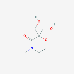 2,2-Bis(hydroxymethyl)-4-methylmorpholin-3-one