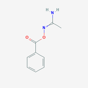 molecular formula C9H10N2O2 B14710006 N'-(Benzoyloxy)ethanimidamide CAS No. 22046-72-6