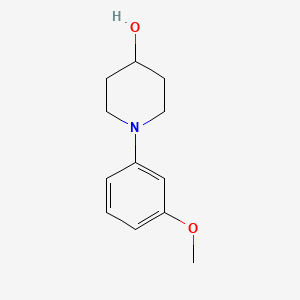 molecular formula C12H17NO2 B1471003 1-(3-甲氧基苯基)哌啶-4-醇 CAS No. 1226205-99-7